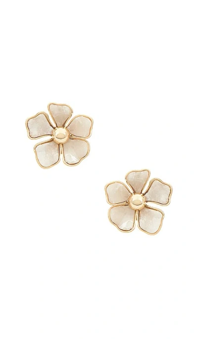 Baublebar Baby Bloomer Earrings In 白色