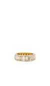 Baublebar Baguette Stone Ring In Ê³¨ë“œ