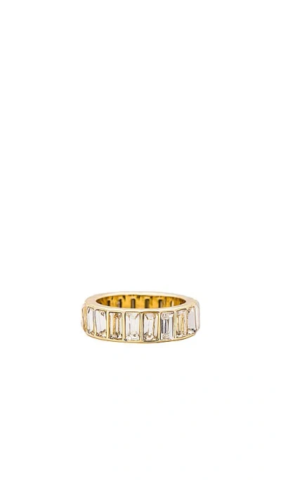 Baublebar Baguette Stone Ring In Ê³¨ë“œ