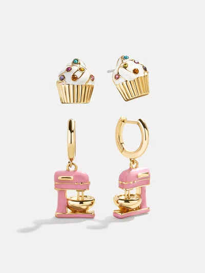 Baublebar Baker's Choice Earring Set In Gold