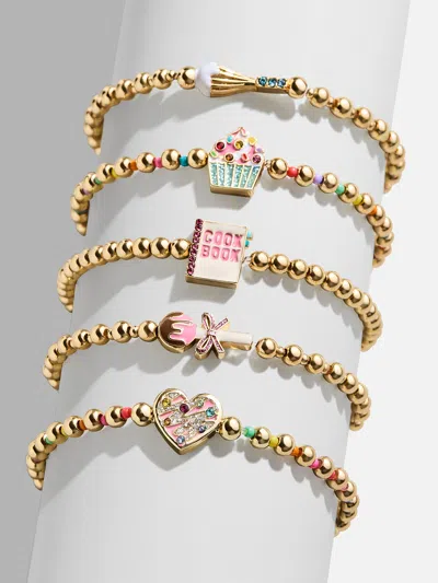 Baublebar Baker's Choice Kids' Pisa Bracelet Set In Gold
