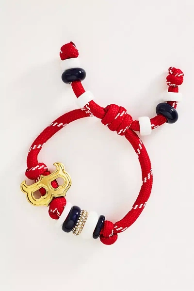 Baublebar Baseball Charms Paracord Bracelet In Red