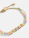 Baublebar Bead Mine Kids' Custom Name Bracelet In Gold