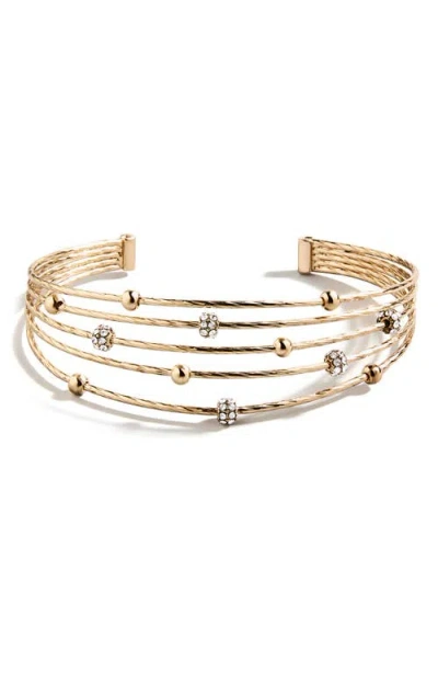 Baublebar Beatrix Layered Cuff Bracelet In Gold