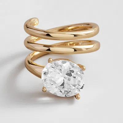 Baublebar Becca Gold Spiral Ring