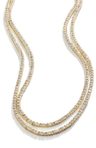Baublebar Becca Layer Necklace In Clear
