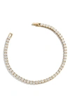 Baublebar Bennett Cubic Zirconia Tennis Bracelet In Gold