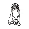 Baublebar Bernese Mountain Dog Icon In Black
