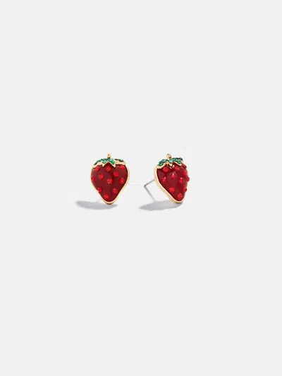 Baublebar Berry Sweet Strawberry Earrings In Gold