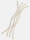 Baublebar Billie 18k Gold Tennis Bracelet In Gold