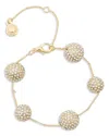 Baublebar Blair Crystal Spehere Station Bracelet In Gold
