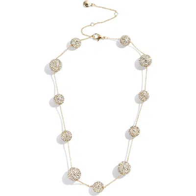 Baublebar Blair Crystal Spehere Station Necklace In Multi