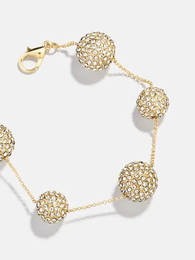 Baublebar Blair Crystal Spehere Station Bracelet In Gold