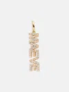 Baublebar Block Custom Nameplate Charm In Gold
