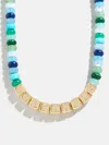 Baublebar Block Letter Beaded Custom Necklace In Gold