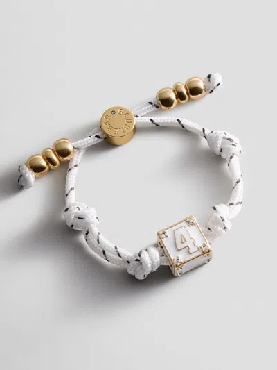 Baublebar Block Party Varsity Number Custom Bracelet In White