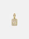 Baublebar Block Pavé Number Cluster Charm In Gold