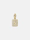 Baublebar Block Pavé Number Cluster Charm In Gold
