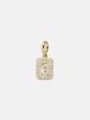 Baublebar Block Pavé Number Cluster Charm In Gold