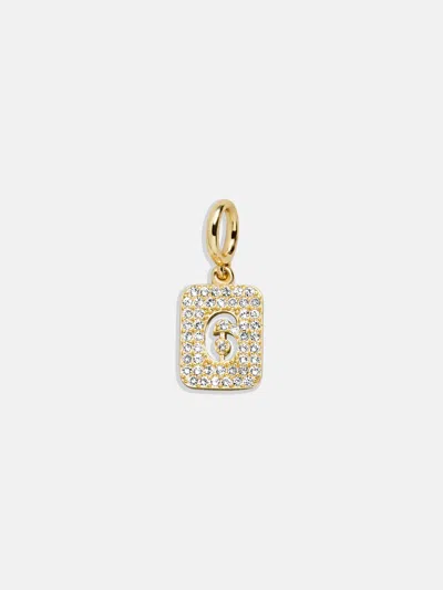 Baublebar Block Pavé Number Cluster Charm In Gold