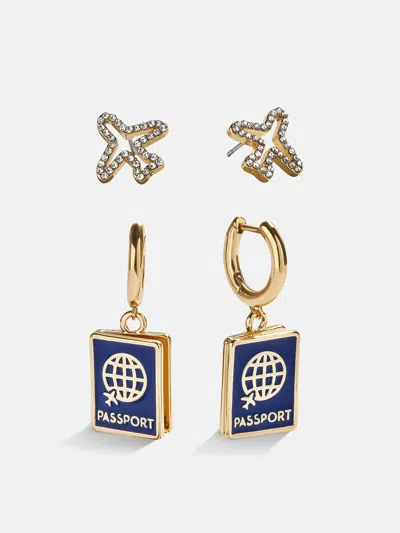 Baublebar Bon Voyage Earring Set In Gold