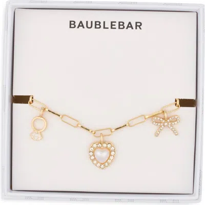 Baublebar Bride Mode Charm Bracelet In Gold