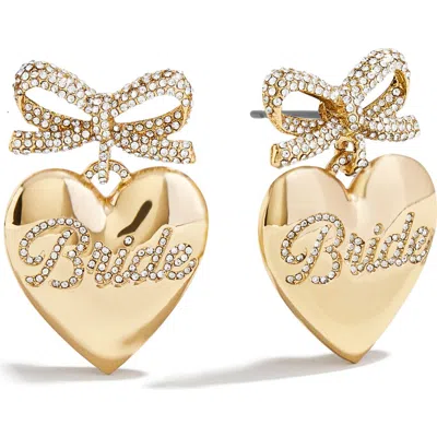Baublebar Bride To Be Drop Earrings In Gold