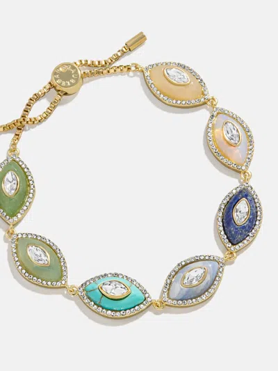 Baublebar Bright Eye Semi-precious Bracelet In Gold