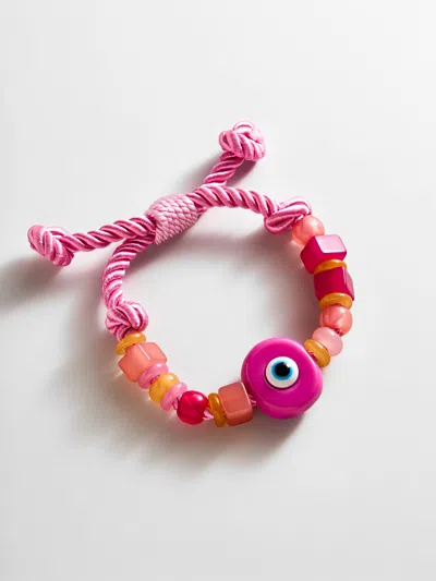 Baublebar Bright Eyed Beaded Bracelet In Pink