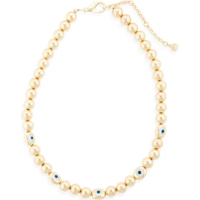 Baublebar Brynn Evil Eye Necklace In Gold