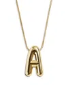 Baublebar Bubble Initial Necklace, 18 In A