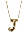 Baublebar Bubble Initial Necklace, 18 In J