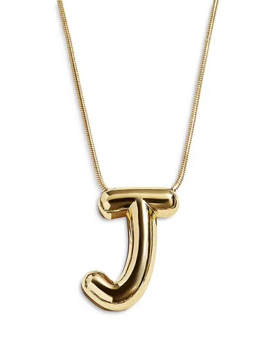 Baublebar Bubble Initial Necklace, 18 In J