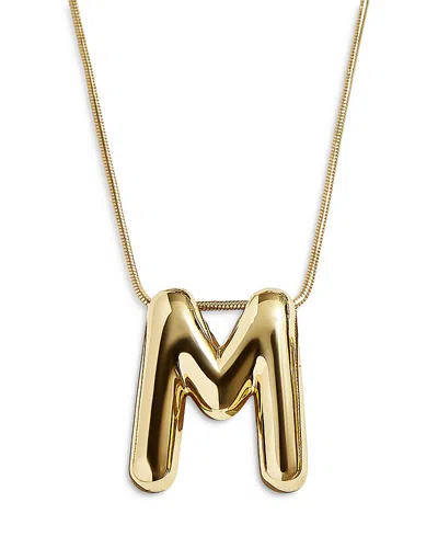 Baublebar Bubble Initial Necklace, 18 In M