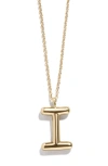 Baublebar Bubble Initial Necklace In Gold I