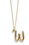 Baublebar Bubble Initial Necklace In Gold