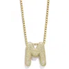 Baublebar Bubble Initial Pendant Necklace In Gold