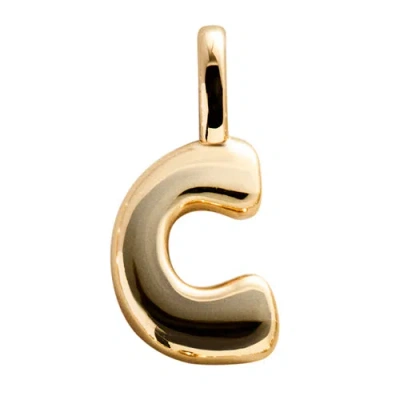 Baublebar Bubble Letter Cluster Charm In Gold