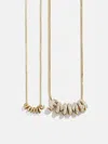 Baublebar Bubble Letter Custom Necklace In Gold