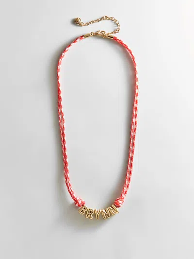 Baublebar Bubble Letter Custom Paracord Necklace In Multi