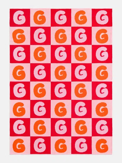 Baublebar Bubble On Repeat Custom Blanket In Pink