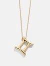 Baublebar Bubble Zodiac Necklace In Gold