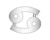 Baublebar Cancer Mini Zodiac Icon
