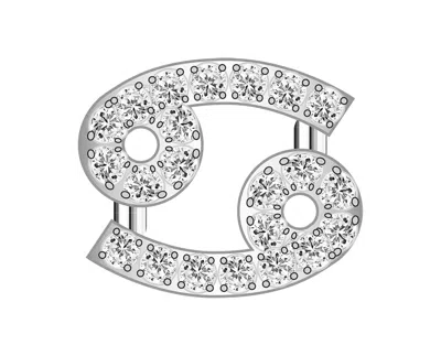 Baublebar Cancer Zodiac Icon In Silver