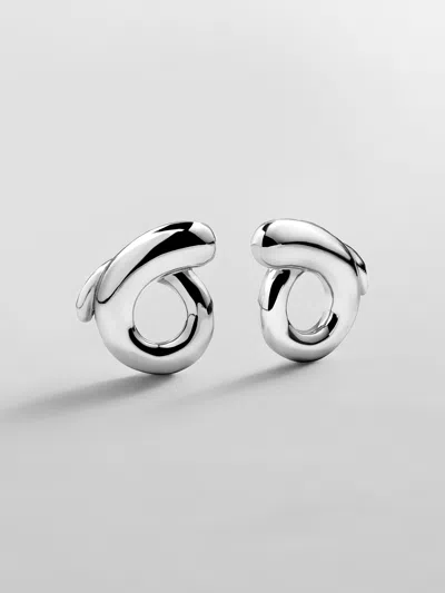 Baublebar Cassidy Statement Stud Earrings In Silver
