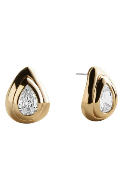 Baublebar Cassie Cubic Zirconia Stud Earrings In Gold