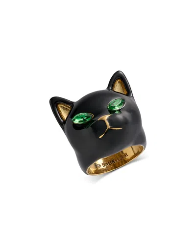Baublebar Cat's Out Ring In Black