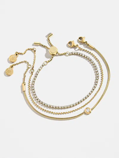 Baublebar Catherine Waterproof Bracelet Set In Gold