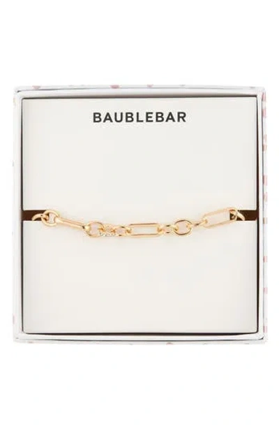 Baublebar Chain Of Command Bracelet In Gold