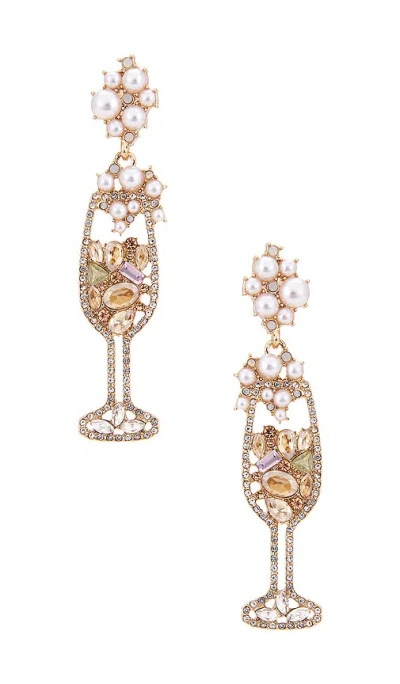 Baublebar Champagne Earrings In Blush